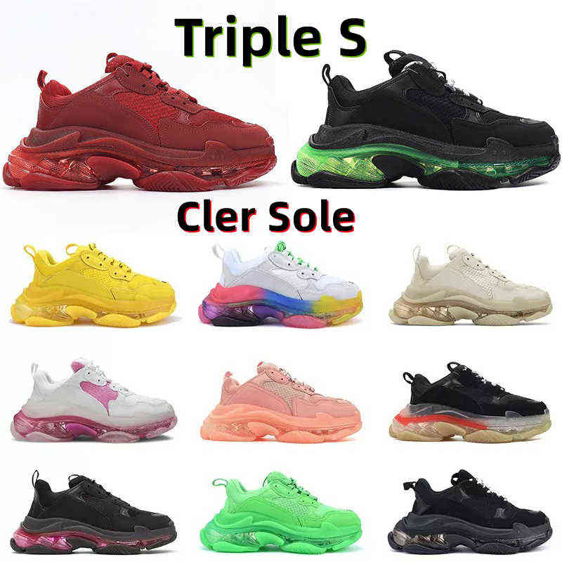 Paris Triple S 17FW Designers Casual Shoes Men Women Clear Sole Luxury Womens Platform Sneakers Black Pink Red Neon Green Crystal Sports Bel, I need look other product
Paris Triple S 17FW Designers Casual Shoes Men Women Clear Sole Luxury Womens Platform Sneakers Black Pink Red Neon Green Crystal Sports Bel, I need look other product