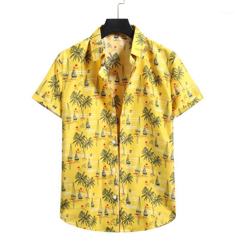 Men' Casual Shirts Palm Tree Print Hawaiian Aloha Shirt Men Hipster Summer Short Sleeve Beach Holiday Party Vacation Clothing Camisa Xxl, Yellow
Men' Casual Shirts Palm Tree Print Hawaiian Aloha Shirt Men Hipster Summer Short Sleeve Beach Holiday Party Vacation Clothing Camisa Xxl, Yellow