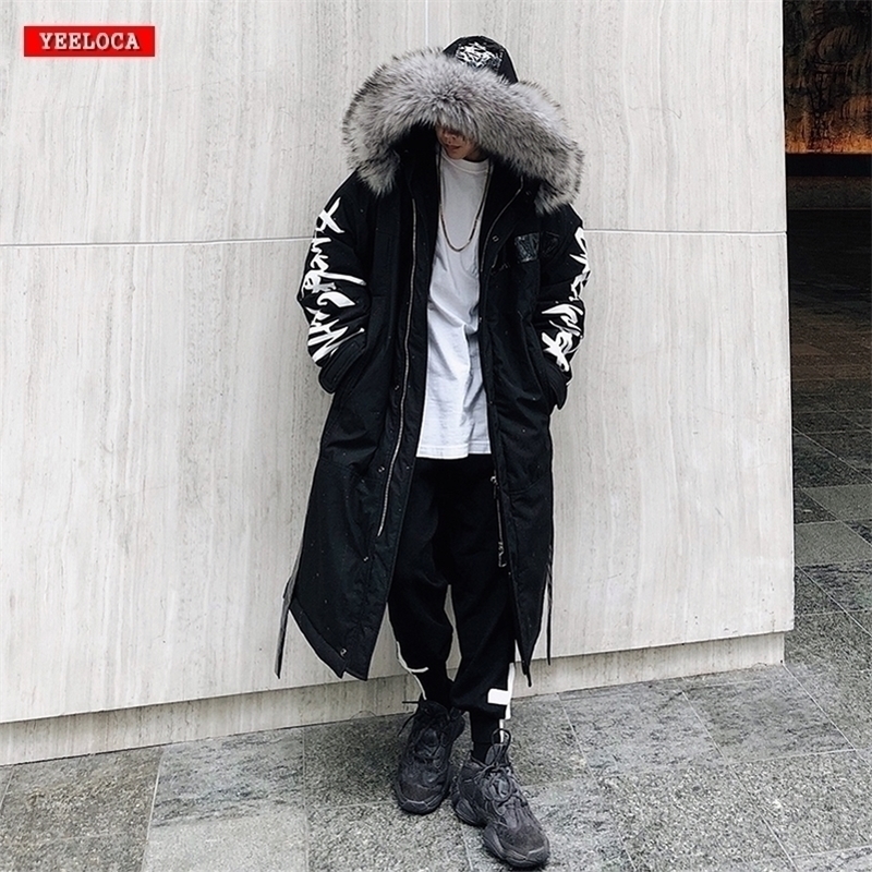 Winter hip hop fashion long fur collar coat cotton jacket Hoodies clothing Street wear outerwear & coats warm thick 201116, Black
Winter hip hop fashion long fur collar coat cotton jacket Hoodies clothing Street wear outerwear & coats warm thick 201116, Black