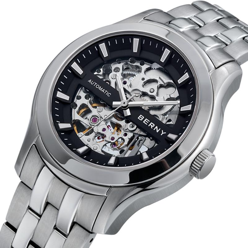 Wristwatches Skeleton Men's Mechanical Watch Miyota 8N24 Sapphire Exhibition For Men Automatic Self Winding Wristwatch WaterpoofWristwat, Am046m-b
Wristwatches Skeleton Men's Mechanical Watch Miyota 8N24 Sapphire Exhibition For Men Automatic Self Winding Wristwatch WaterpoofWristwat, Am046m-b