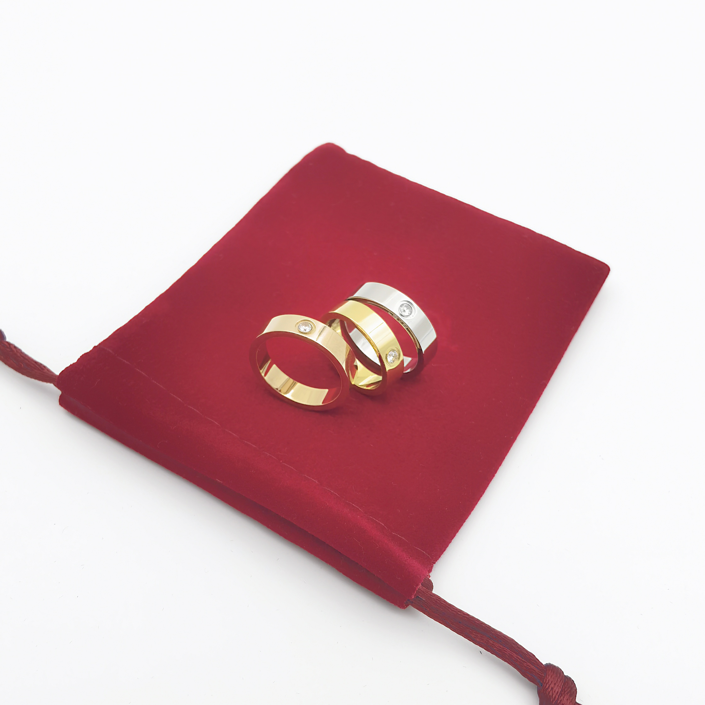 Designer high quality ring fashion not fade rose silver gold 3 colors optional 5mm couples ring gift
Designer high quality ring fashion not fade rose silver gold 3 colors optional 5mm couples ring gift