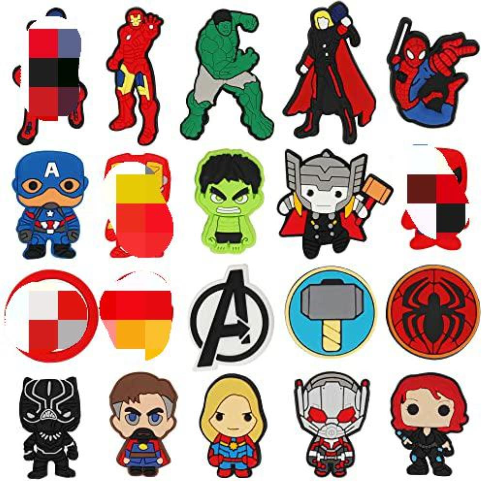 Shoe Parts Accessories Hero Cartoon Shoe Charm For Kids Hero Decoration Charm For Shoes Bracelet Wristband Charms For Boys Girls Tee jllFAd
Shoe Parts Accessories Hero Cartoon Shoe Charm For Kids Hero Decoration Charm For Shoes Bracelet Wristband Charms For Boys Girls Tee jllFAd