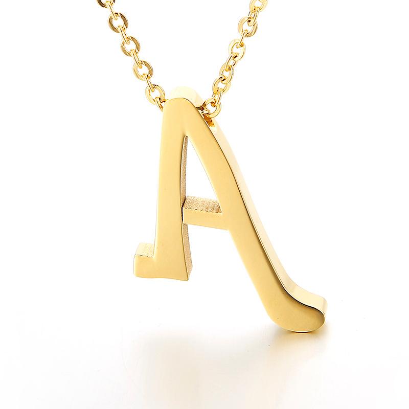 Chains Fashion Silver Color Gold Stainless Steel Women Men Letter Simple Chain Necklace Jewelry For Pendant Gift
Chains Fashion Silver Color Gold Stainless Steel Women Men Letter Simple Chain Necklace Jewelry For Pendant Gift