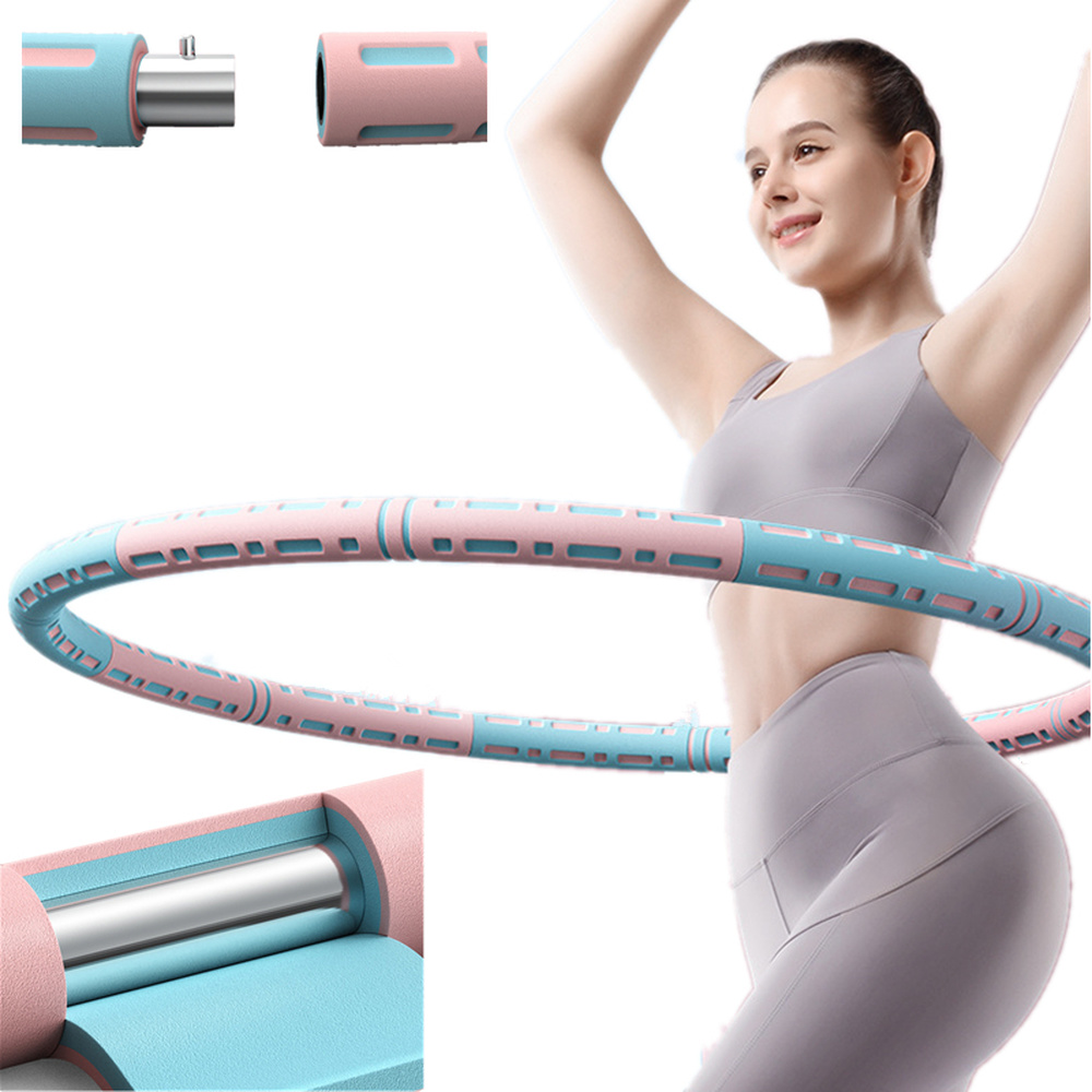 Trainers 6 Parts Detachable Stainless Steel Sport Hoops Women Aro Fitness Training Gym At Home Massage Waist Ring Weight Loss Yoga circle
Trainers 6 Parts Detachable Stainless Steel Sport Hoops Women Aro Fitness Training Gym At Home Massage Waist Ring Weight Loss Yoga circle