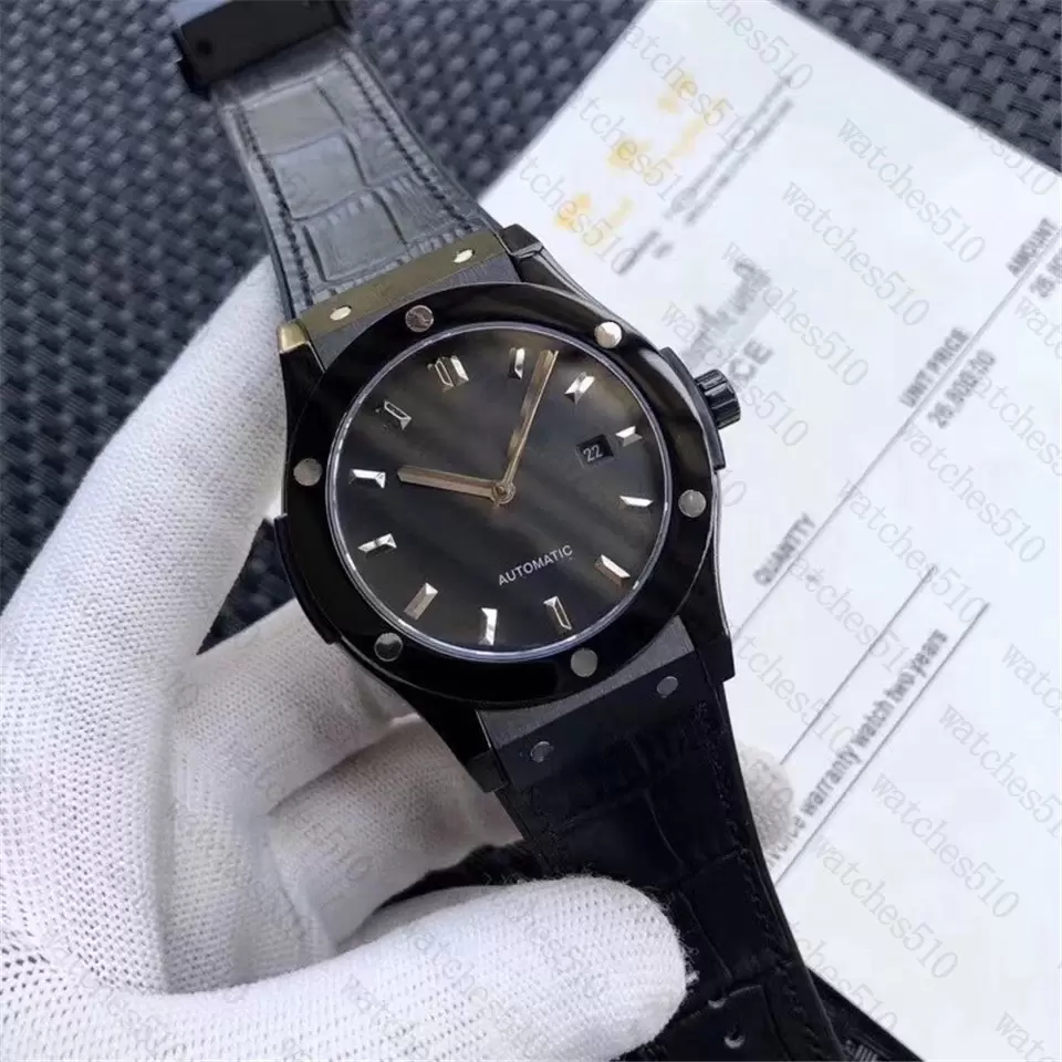 Brand men's luxury mechanical watches waterproof design sapphire mirror leather watchband high-quality watches wholesale
Brand men's luxury mechanical watches waterproof design sapphire mirror leather watchband high-quality watches wholesale