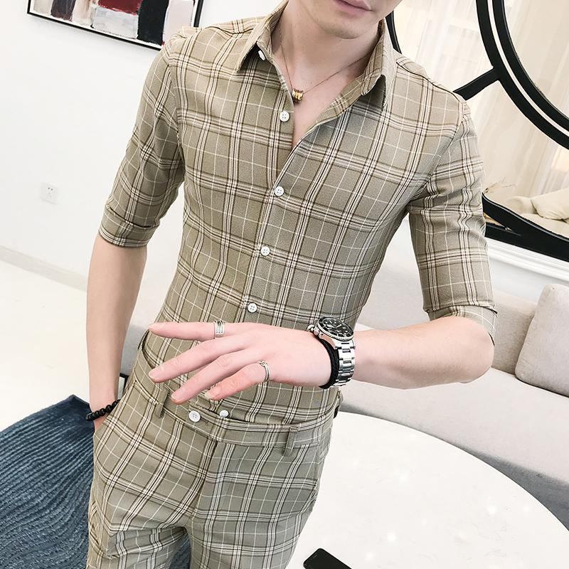 Men's Tracksuits 2022 Summer Streetwear Hip Hop Short Sleeve Shirt Pant Set Dancer Singer Stage Men 2 Pieces Sets (shirt+pants) Casual Male, Khaki
Men's Tracksuits 2022 Summer Streetwear Hip Hop Short Sleeve Shirt Pant Set Dancer Singer Stage Men 2 Pieces Sets (shirt+pants) Casual Male, Khaki