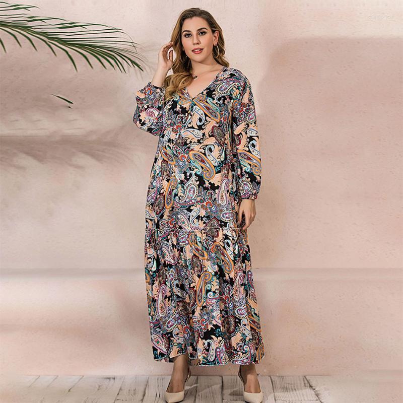 Plus Size Dresses 2022 2111-1 Floral Long Sleeve V Neck Design Sexy 4xl Big Woman Dress Elegant For Female Echm22, 001
Plus Size Dresses 2022 2111-1 Floral Long Sleeve V Neck Design Sexy 4xl Big Woman Dress Elegant For Female Echm22, 001