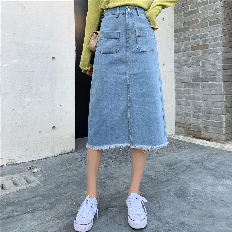 Skirts Women 2022 Spring Summer Mid Long Casual Denim Skirt Female Vintage High Waist Jeans Ladies Elegant Chic A-line F365, Light blue 3710
Skirts Women 2022 Spring Summer Mid Long Casual Denim Skirt Female Vintage High Waist Jeans Ladies Elegant Chic A-line F365, Light blue 3710