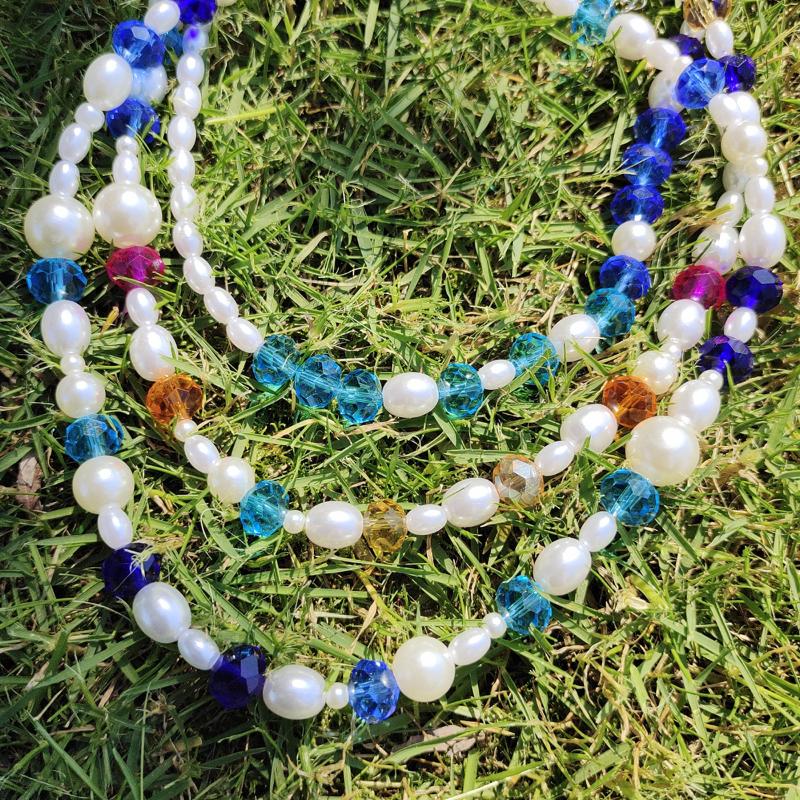 Chokers Lady Colorful Beads Handmade Beaded Necklace Glass Bead Pearl Choker Female Party Jewelry WholesaleChokers
Chokers Lady Colorful Beads Handmade Beaded Necklace Glass Bead Pearl Choker Female Party Jewelry WholesaleChokers