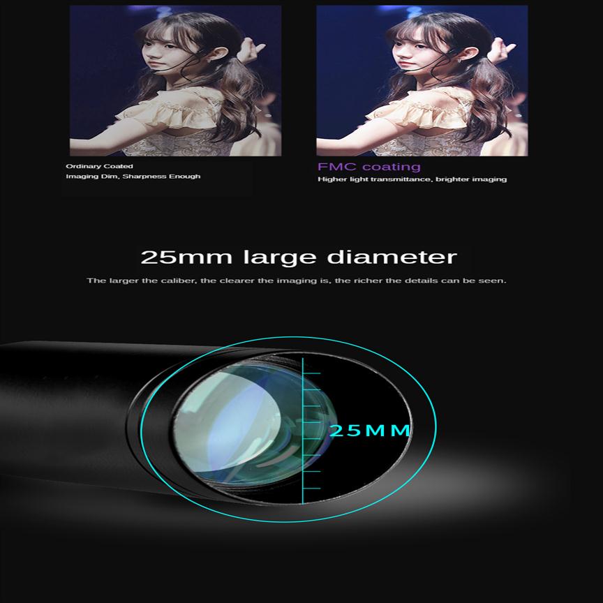 10300x40mm HD Professional Monocular Telescope Super Zoom Quality Eyepiece Portable Binoculars Hunting Lll Night Vision Scope Cam