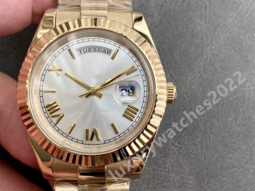 St9 Steel Men Watch Silver Roman Dial DAY DATE GS&maker Daydate Automatic Mechanical asia 2813 Movement 40mm Sapphire Stainless Steel Mens Wristwatch, Watch case
St9 Steel Men Watch Silver Roman Dial DAY DATE GS&maker Daydate Automatic Mechanical asia 2813 Movement 40mm Sapphire Stainless Steel Mens Wristwatch, Watch case