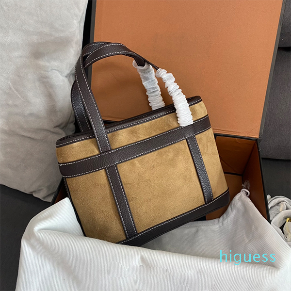 2022-High quality Tote Bags Autumn and winter lSuede bag Vintage medieval handbag leather splicing Single Shoulder Messenger classic female handbags, Khaki
2022-High quality Tote Bags Autumn and winter lSuede bag Vintage medieval handbag leather splicing Single Shoulder Messenger classic female handbags, Khaki