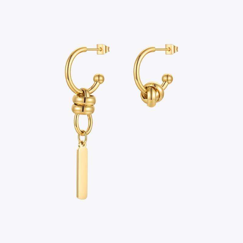 Dangle & Chandelier ENFASHION Tag Piercing Drop Earring Set Stainless Steel Earrings Gold Fashion Jewelry Pendientes E211346
Dangle & Chandelier ENFASHION Tag Piercing Drop Earring Set Stainless Steel Earrings Gold Fashion Jewelry Pendientes E211346