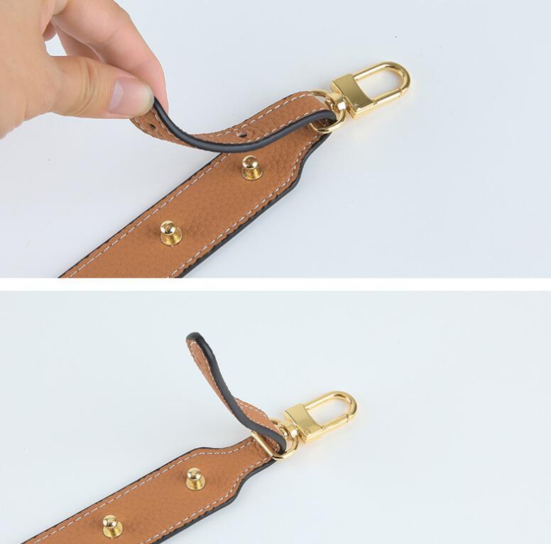 Cow Leather Bag Strap Handbag Handle Belt Shoulder Wide Genuine Part For s 88cm 220426