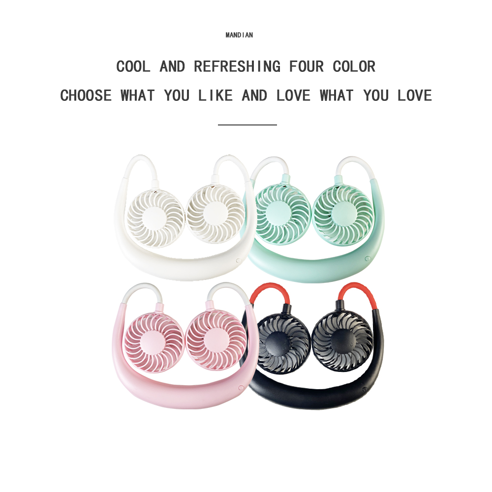 360 degree Rotate Portable Fans Lazy Hand Neck Fan Personal Hanging USB Rechargeable Wearable Aromatherapy Cooling Fan for Tr41934