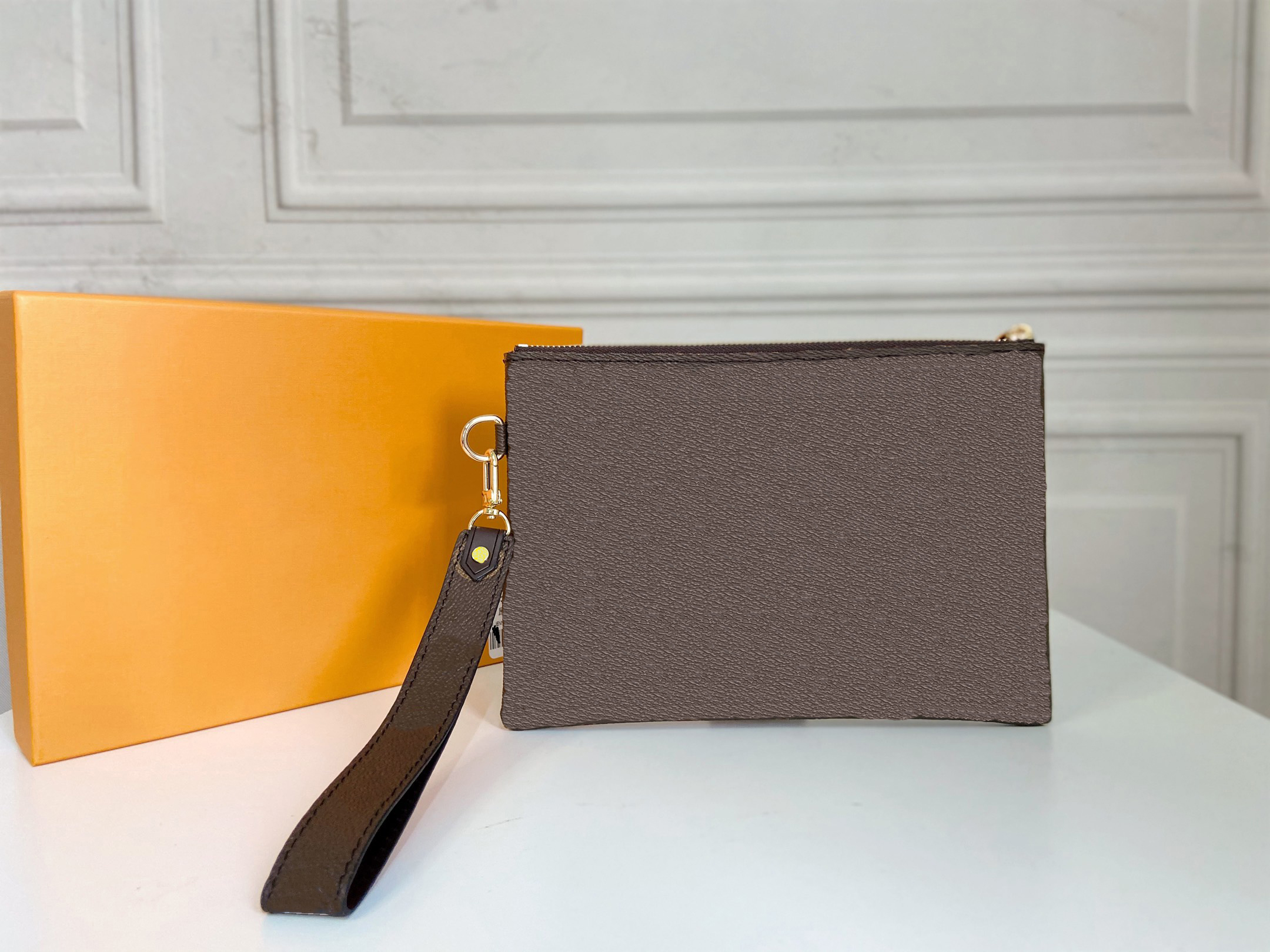 original Belt Clutch Bag Woman CITY POUCH Zippy Luxury Designer Clutches Women Wristlet Phone Purse Fashion Lady Pochette Handbag Pouches Men Wrist Wallet