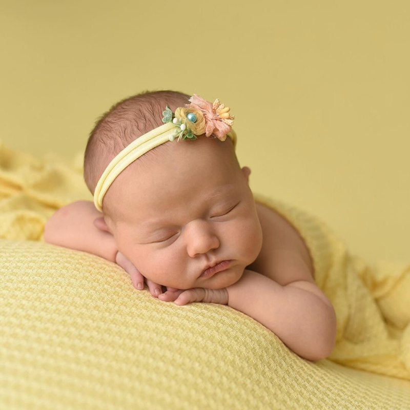 28 Colors born Pography Props Bean Bag Frame Backdrop for Accessoires de pographie fotografia Blanket Waffle Fabric 220722