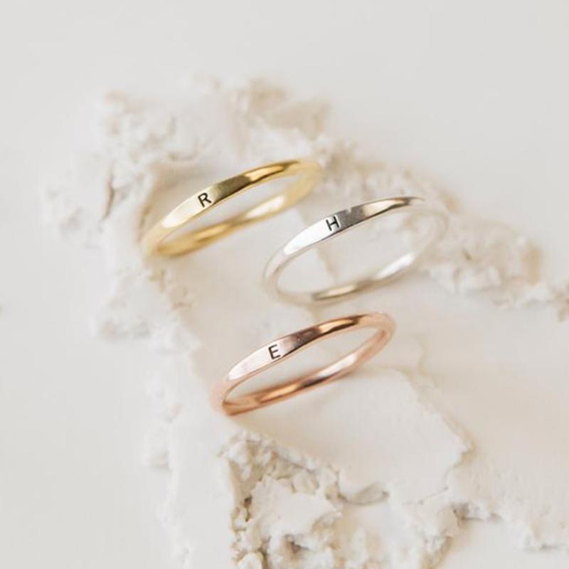 Cluster Rings Dainty Initial Ring 18K Gold Skinny Letter Name Mother Stacking Alphabet MOTHERS DAY GIFTCluster
Cluster Rings Dainty Initial Ring 18K Gold Skinny Letter Name Mother Stacking Alphabet MOTHERS DAY GIFTCluster
