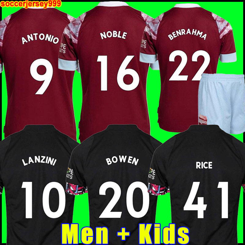 22 23 West Hams BOWEN RICE soccer jersey BENRAHMA LANZINI ANTONIO YARMOLENKO NOBLE FORNALS DAWSON Vlasic SOUCEK 2022 2023 football shirt uniforms Men Kids Kit set, Men home + patch
22 23 West Hams BOWEN RICE soccer jersey BENRAHMA LANZINI ANTONIO YARMOLENKO NOBLE FORNALS DAWSON Vlasic SOUCEK 2022 2023 football shirt uniforms Men Kids Kit set, Men home + patch