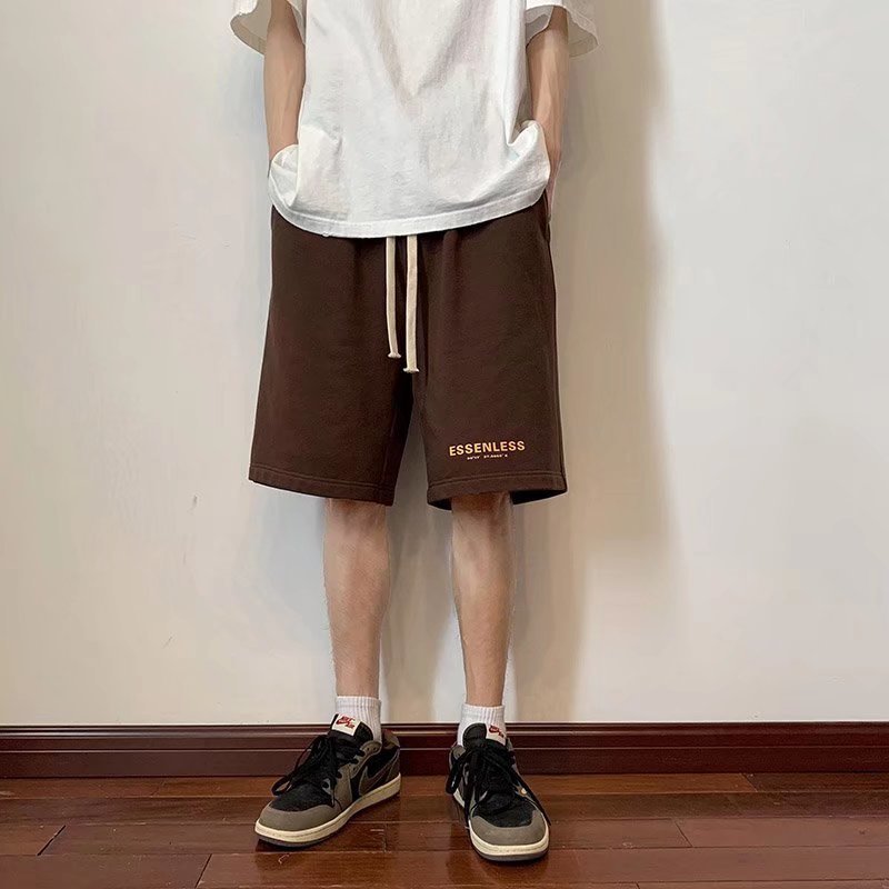 New Summer Men Brown Shorts Japanese Style Running Sport Shorts for Men Casual Summer Elastic Waist Solid Shorts Print Clothing 0615, Black
New Summer Men Brown Shorts Japanese Style Running Sport Shorts for Men Casual Summer Elastic Waist Solid Shorts Print Clothing 0615, Black