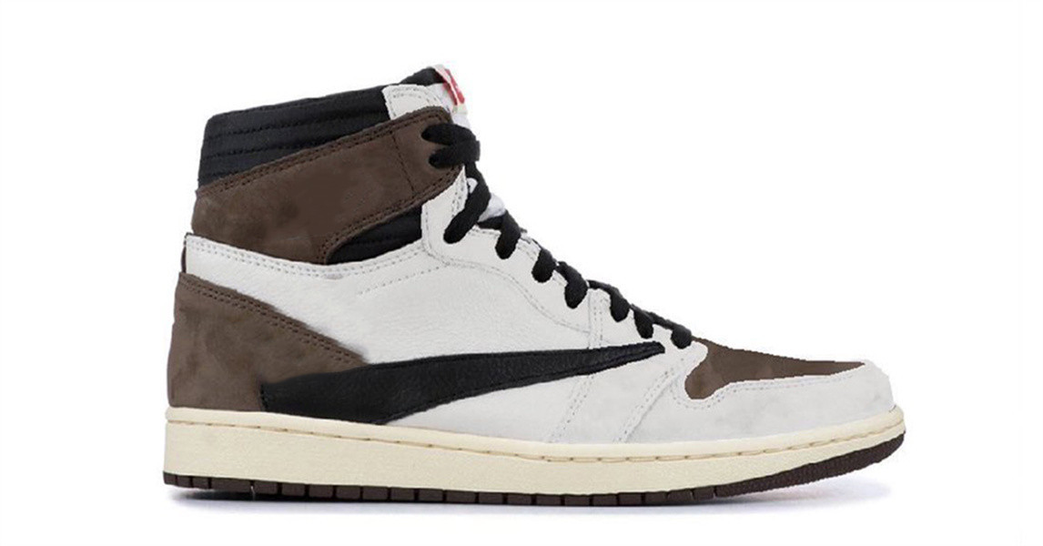 Designer Shoes Mens Travis Scotts x I Alternate Basketball Jumpman 1 White Dark Gray Outdoor Sports Sneakers Size US7-13, All with original logo
Designer Shoes Mens Travis Scotts x I Alternate Basketball Jumpman 1 White Dark Gray Outdoor Sports Sneakers Size US7-13, All with original logo