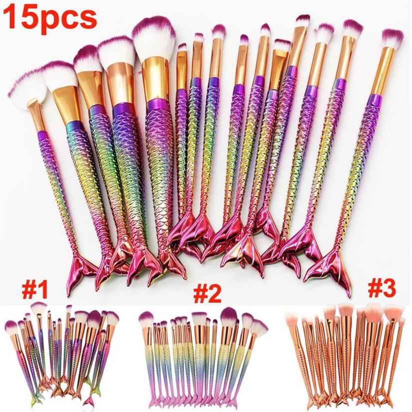 NEW 15pcs set Makeup Brushes Mermaid Brush 3D Colorful Professional Make Up Brushes Foundation Blush Cosmetic Brush kit Tool 249L
NEW 15pcs set Makeup Brushes Mermaid Brush 3D Colorful Professional Make Up Brushes Foundation Blush Cosmetic Brush kit Tool 249L