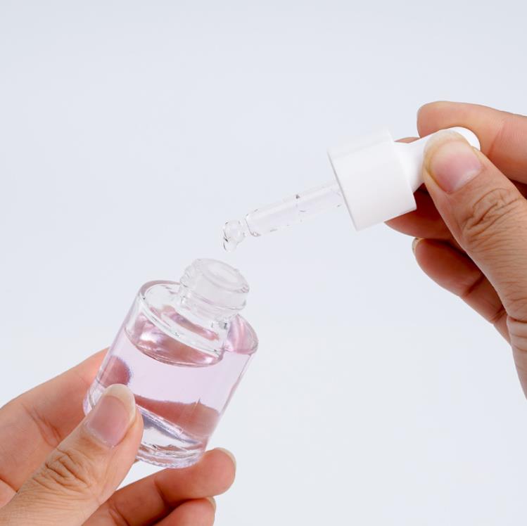 20ml Flat shoulder Glass Essential Oil Perfume Bottles Liquid Bottles Reagent Dropper Aromatherapy Bottle Wholesale SN6721