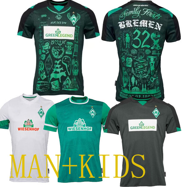2022 21 22 23 Werder Bremen Special Kit SOCCER JERSEYs Marvin Ducksch Leonardo Bittencourt BLACK GREEN How FOOTBALL SHIRTS TOP THAILAND jersey Men + KIDS 2023, Away
2022 21 22 23 Werder Bremen Special Kit SOCCER JERSEYs Marvin Ducksch Leonardo Bittencourt BLACK GREEN How FOOTBALL SHIRTS TOP THAILAND jersey Men + KIDS 2023, Away