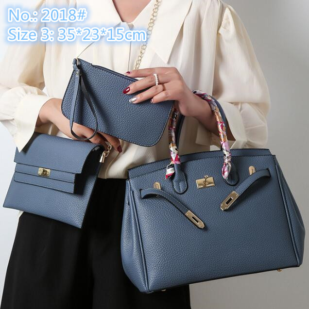 Wholesale ladies leather bag large capacity three-piece embossed fashion handbag elegant crocodile pattern shoulder bags trend lychee patterns retro handbag, Green1-5902#
Wholesale ladies leather bag large capacity three-piece embossed fashion handbag elegant crocodile pattern shoulder bags trend lychee patterns retro handbag, Green1-5902#