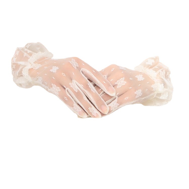 Bow Bridal Gloves Wedding Accessories Fashion Evening Gloves Lace Bowtie Bride Glove