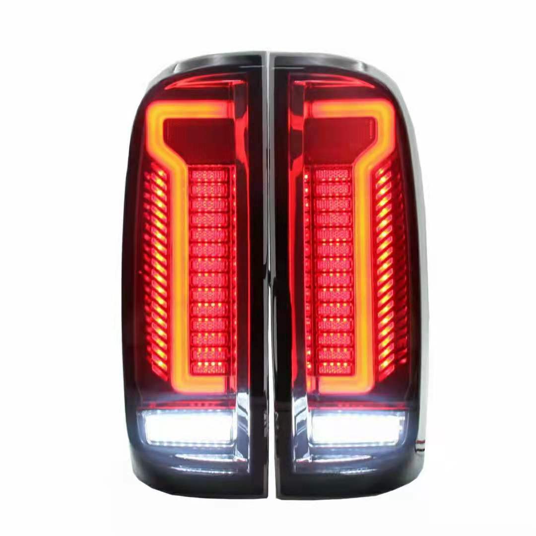 2 Pcs Lights For Ford Ranger LED Tail Light 20 15-20 Taillights Rear Lamp LED Signal Brake Reversing Parking FACELIFT Upgrade