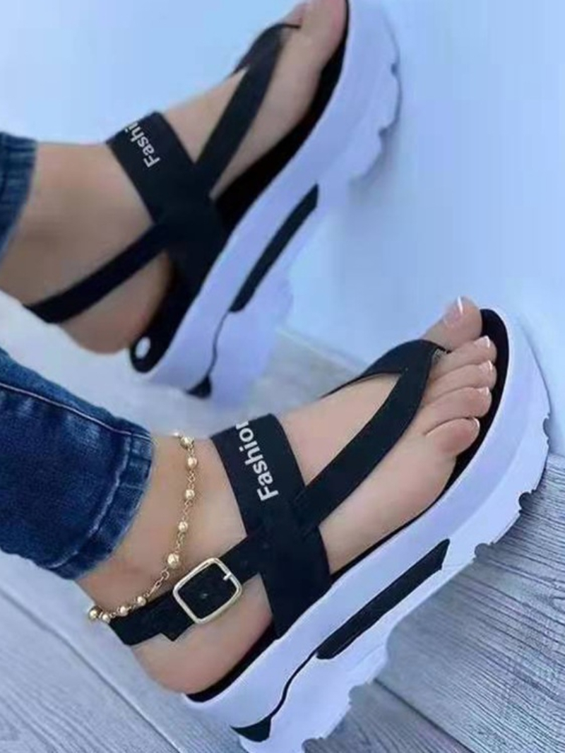 Sandals Women Summer Flip Flops Outdoor Casual Platform Sandals Ladies Plus Size Wedges Beach Sandals 220418