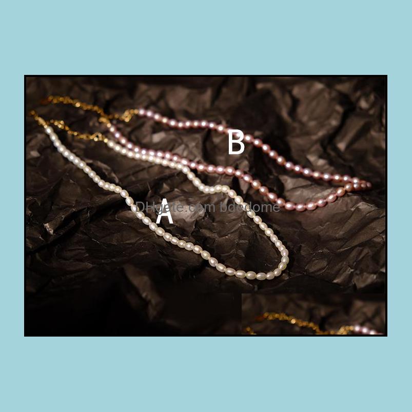 Chains Necklaces Pendants Jewelry 14K Gold-Clad Natural Small Pearls And Strong Light Clavicle Chain Retro Elegant Luxury With Neckl Dvf
Chains Necklaces Pendants Jewelry 14K Gold-Clad Natural Small Pearls And Strong Light Clavicle Chain Retro Elegant Luxury With Neckl Dvf