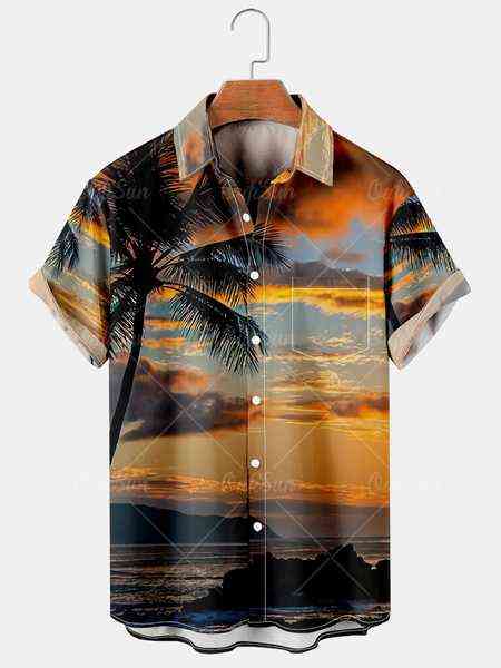 Summer 2022 Men's Loose Short Sleeve Shirts Casual Beach Shirts for Everyday Wear High Quality Office Shirts Y220516