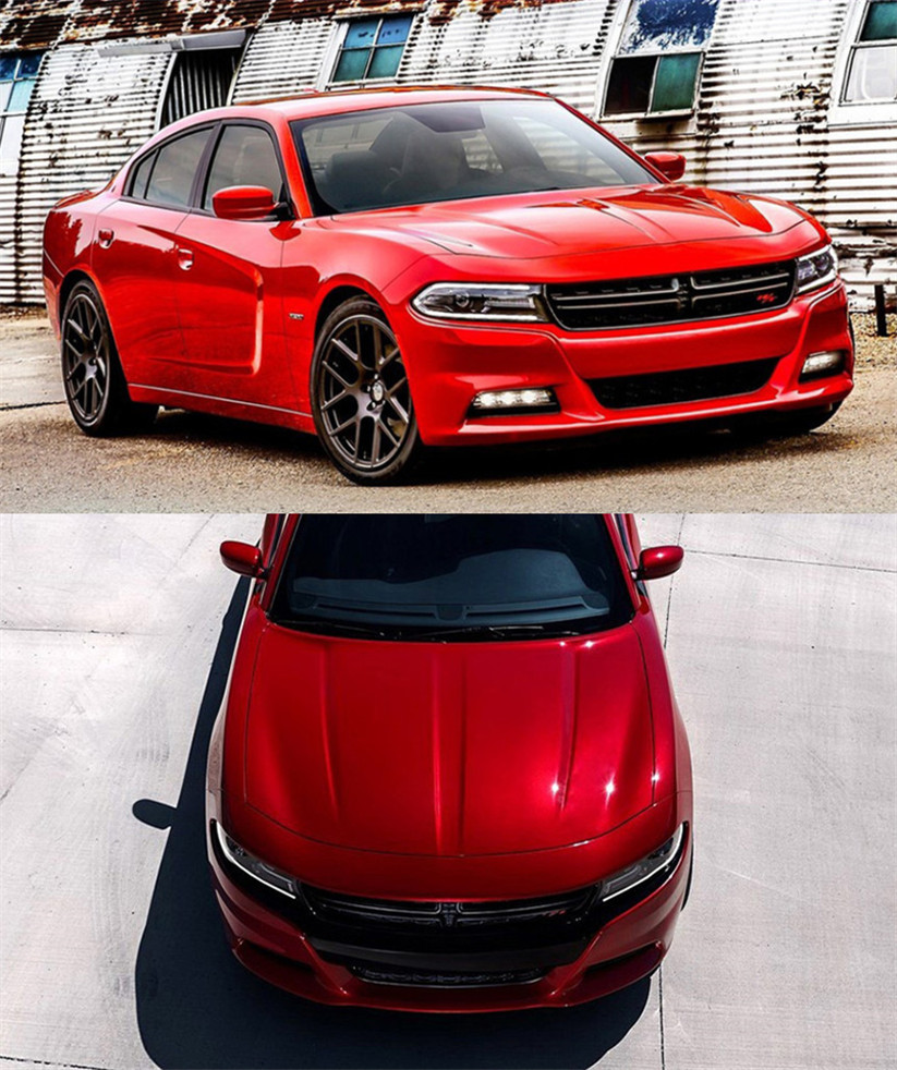 High Beam Front Light For Dodge LED Headlight 15-21 Charger DRL Turn Signal Angel Eye Head Lights Assembly