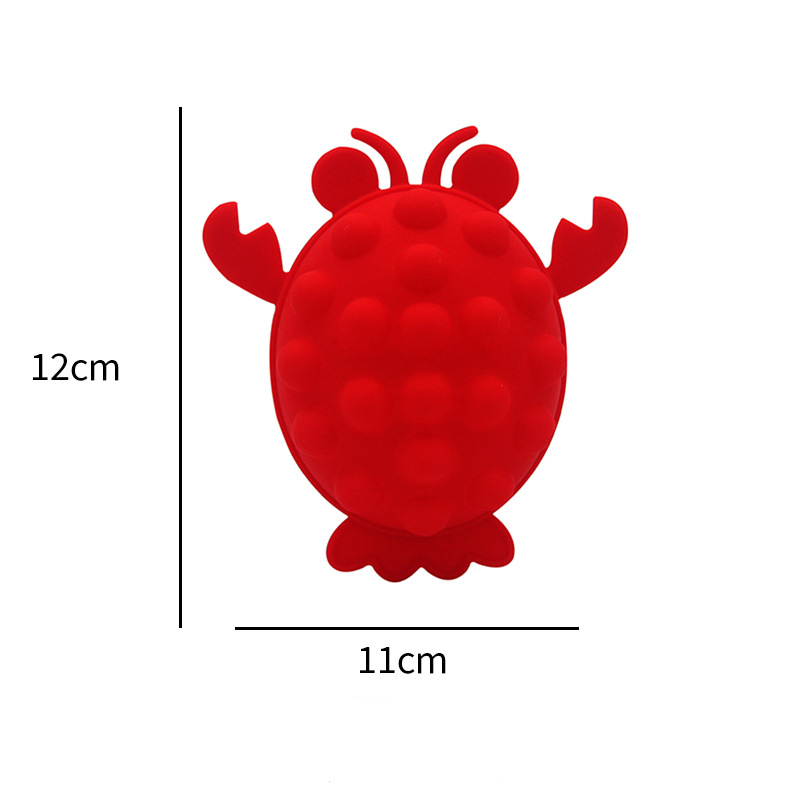 Fidget Toys Manufacturers Wholesale New Silicone 3D Decompression Ball Animal Pop Bubble Ball in Stock to Vent Pinch Music