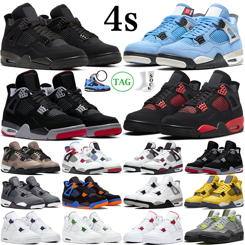 4 4S vintage Basketball Shoes Military Black Cat University Blue Sail White Oreo Red Thunder Bred Cement Men Women sports Trainer Sneakers, 4s what the
4 4S vintage Basketball Shoes Military Black Cat University Blue Sail White Oreo Red Thunder Bred Cement Men Women sports Trainer Sneakers, 4s what the