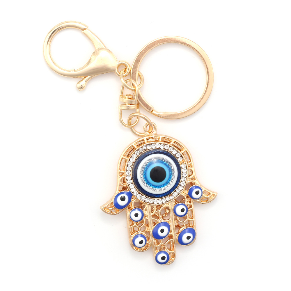 Creative Couple Fatima's Hand Keychain Fashion Evil Eye Alloy Bags Keychains Pendant Jewelry Accessories
Creative Couple Fatima's Hand Keychain Fashion Evil Eye Alloy Bags Keychains Pendant Jewelry Accessories