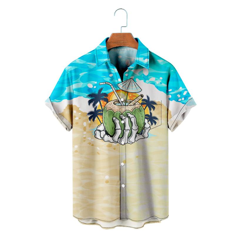 Men's Casual Shirts Men's Hawaiian T-Shirt Y2K Hombre Fashion Shirt Skull 3D Print Cozy Short Sleeve Beach Oversized Clothes 1Men's, Hl06974 eursize
Men's Casual Shirts Men's Hawaiian T-Shirt Y2K Hombre Fashion Shirt Skull 3D Print Cozy Short Sleeve Beach Oversized Clothes 1Men's, Hl06974 eursize