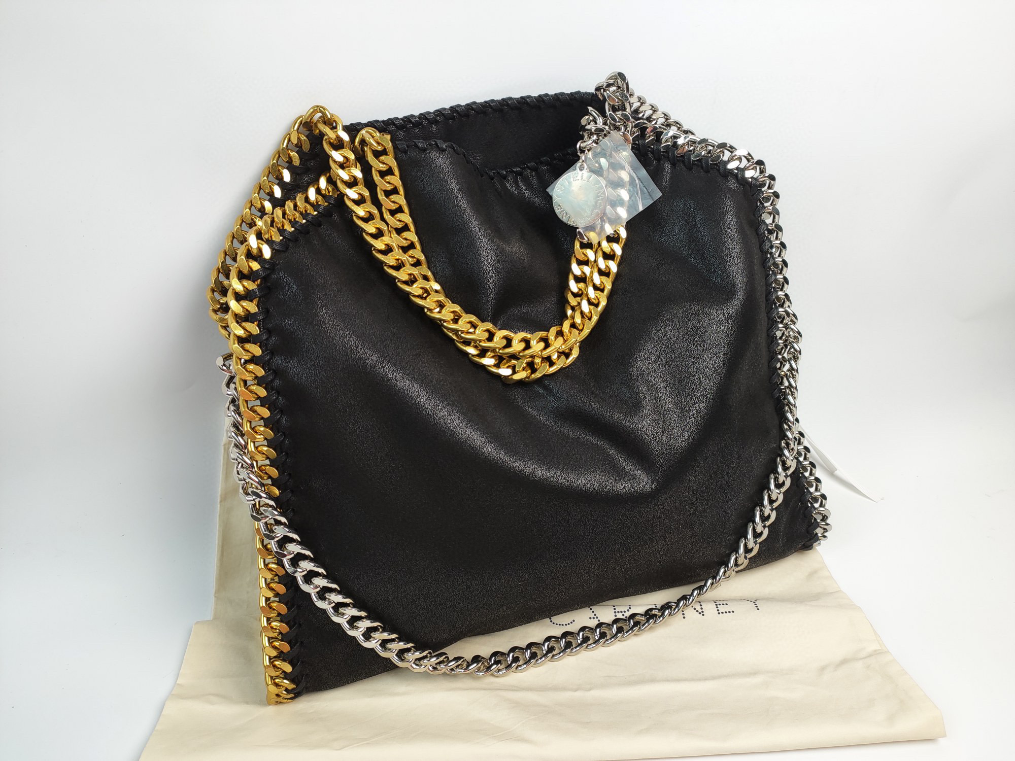 2022 designer bag New Fashion women Handbag Stella McCartney PVC high quality leather shopping bag 808-809, Beige
2022 designer bag New Fashion women Handbag Stella McCartney PVC high quality leather shopping bag 808-809, Beige