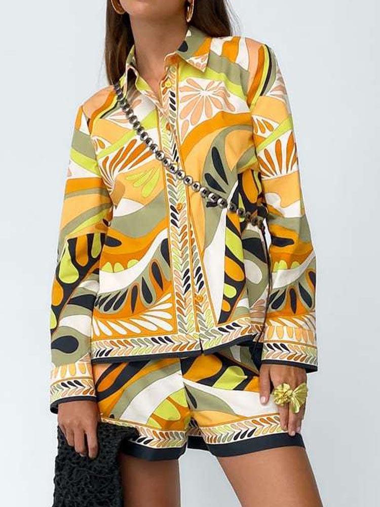 Women's Tracksuits Kumsvag 2022 Summer Women 2 Piece Sets Suits Vintage Print Loose Shirts Tops And Shorts Female Fashion Vacation Suit Clot, Blue-shorts
Women's Tracksuits Kumsvag 2022 Summer Women 2 Piece Sets Suits Vintage Print Loose Shirts Tops And Shorts Female Fashion Vacation Suit Clot, Blue-shorts