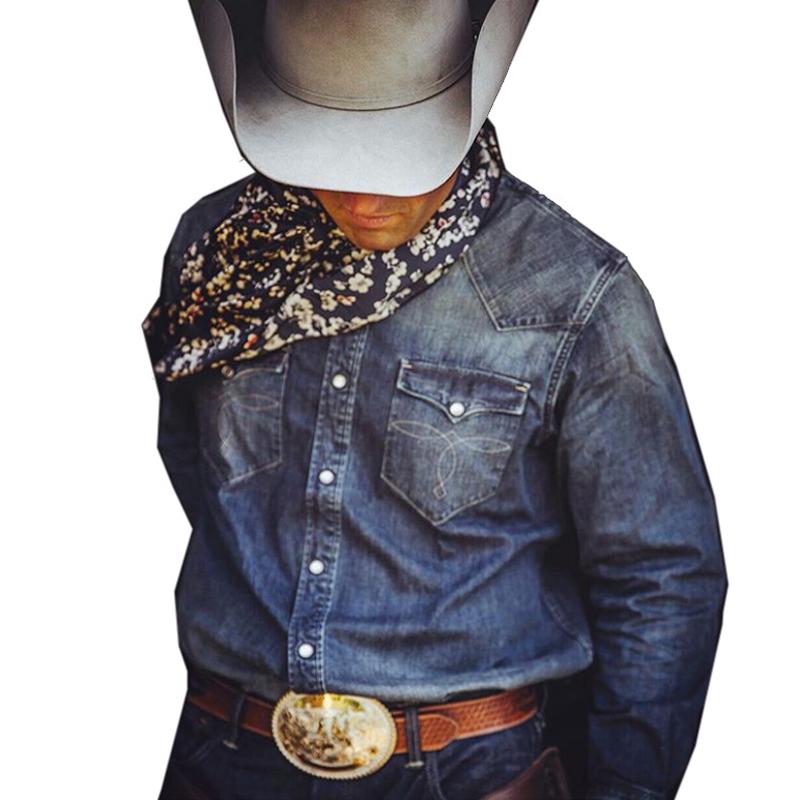 Men' Casual Shirts Men Denim Coat Embroidered Washed Shirt For Long Sleeve Causal Single Breasted Slim Turn Down Collar Male ShirtsMen, Blue
Men' Casual Shirts Men Denim Coat Embroidered Washed Shirt For Long Sleeve Causal Single Breasted Slim Turn Down Collar Male ShirtsMen, Blue