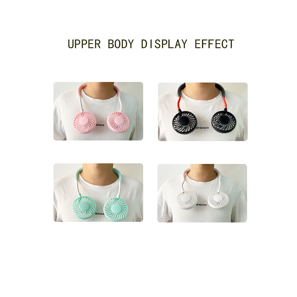 360 degree Rotate Portable Fans Lazy Hand Neck Fan Personal Hanging USB Rechargeable Wearable Aromatherapy Cooling Fan for Tr41934