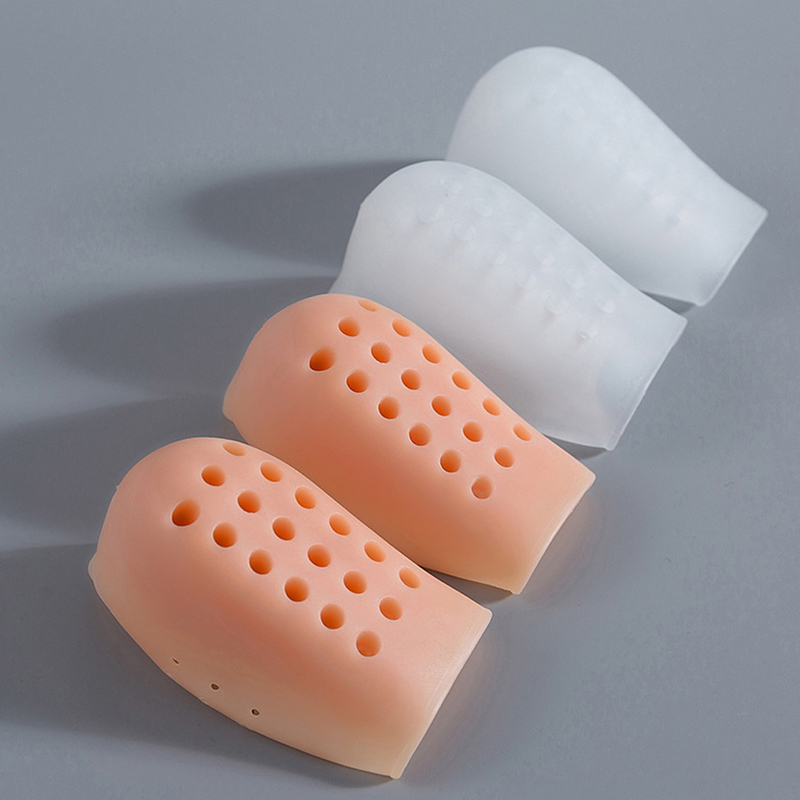 Silicone Invisible Height Increased Insoles for Shoes Men Gel Heel Cups Cushion Plantar Fasciitis Socks Foot Massager Shoe Sole 220610