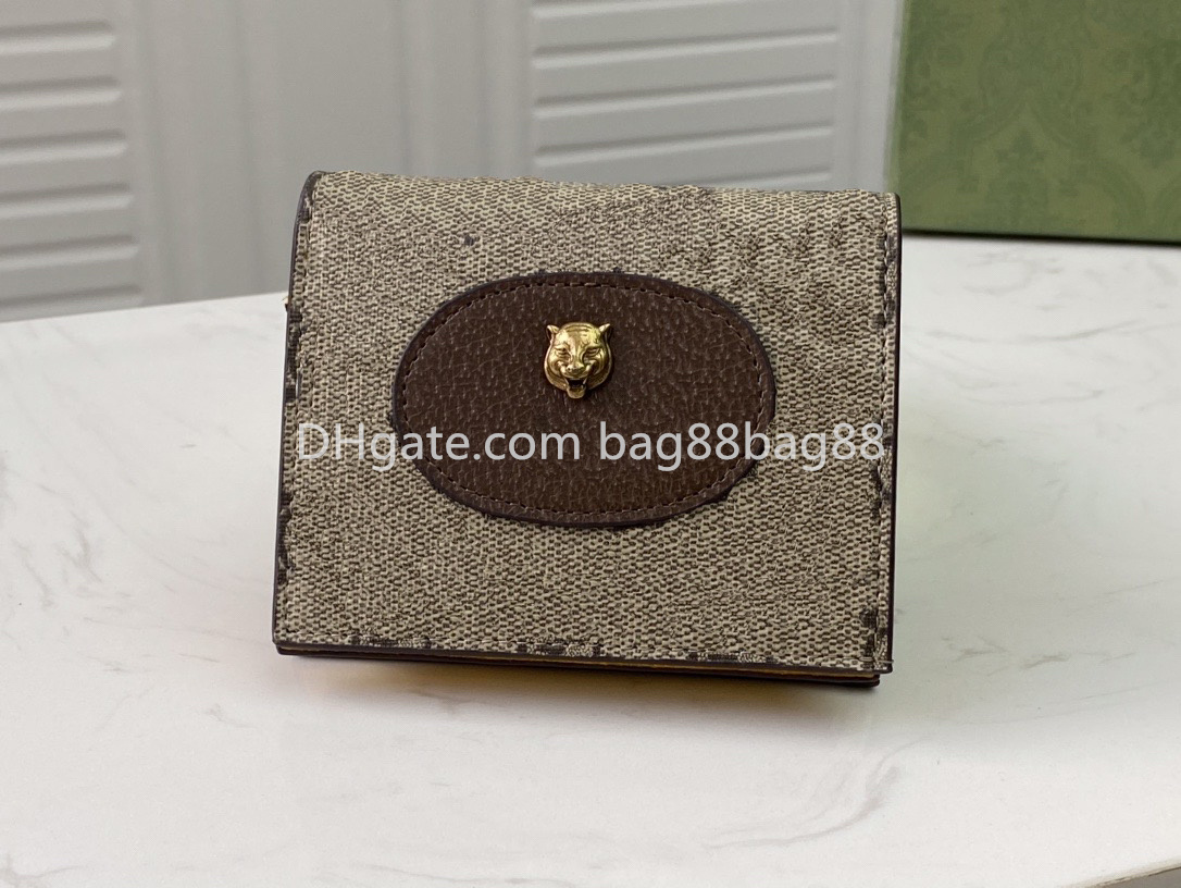 NEW tiger wallet women purses bi-fold wallet leather zipper bag female luxury designer card holder fashion personality trend short classic 476420, Brown
NEW tiger wallet women purses bi-fold wallet leather zipper bag female luxury designer card holder fashion personality trend short classic 476420, Brown
