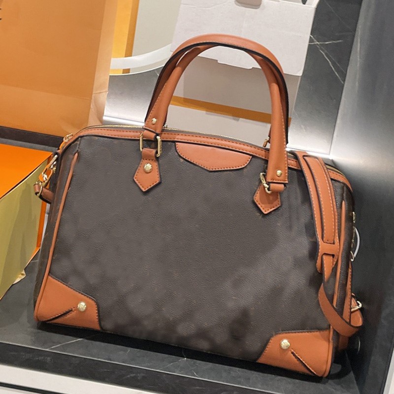 high-quality Handbag Shoulder Crossbody Bags Canvas Leather Travel Duffel Tote Bag Classic Letter Old Flower Printing Large Capacity 012, Brown
high-quality Handbag Shoulder Crossbody Bags Canvas Leather Travel Duffel Tote Bag Classic Letter Old Flower Printing Large Capacity 012, Brown