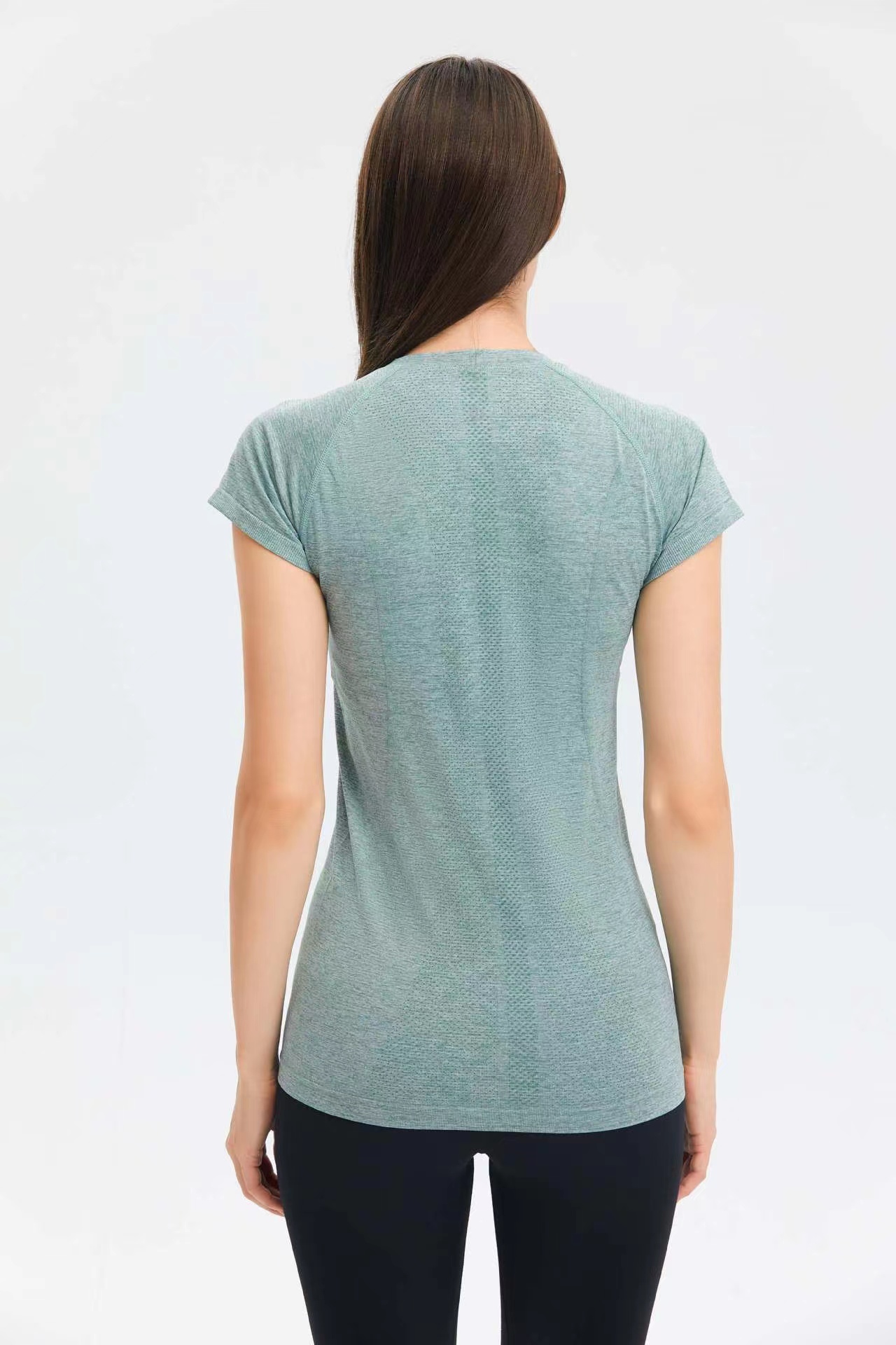Sw ift short sleeve Women Yoga Long Sleeve T Shirts Side Waist Elastic Folds Sports Tops Fitness Shirt Stretchy Slim Skin-Friendly Top for On the Move, Light blue with logo
Sw ift short sleeve Women Yoga Long Sleeve T Shirts Side Waist Elastic Folds Sports Tops Fitness Shirt Stretchy Slim Skin-Friendly Top for On the Move, Light blue with logo