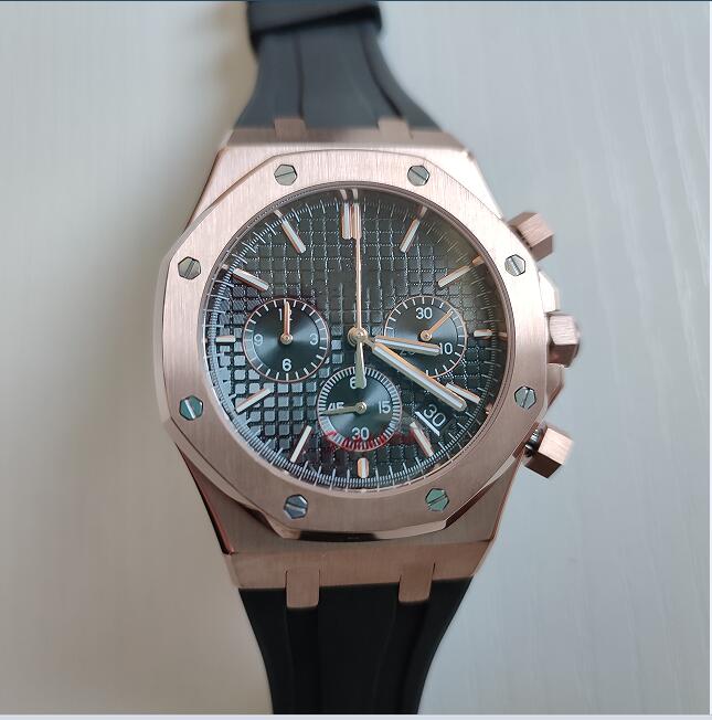 Fashion Watch Men Manufactures Rose Gold 41mm Quartz Chronograph Mens Watches Wristwatch Men's Watches, Customize
Fashion Watch Men Manufactures Rose Gold 41mm Quartz Chronograph Mens Watches Wristwatch Men's Watches, Customize