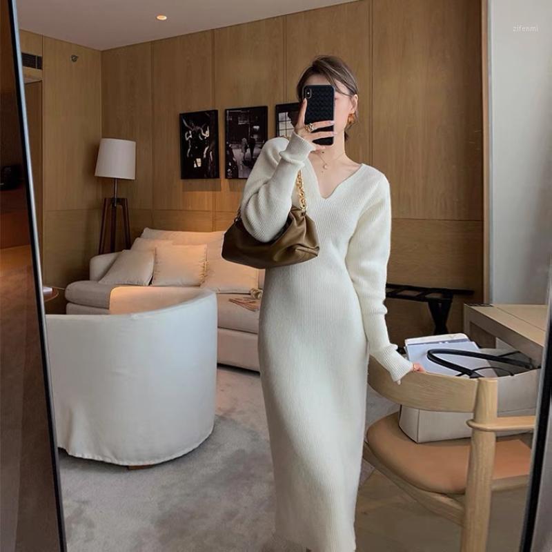 Casual Dresses Vintage Winter Maxi For Women Party 2022 Bodycon Sweater Dress Long Sleeve Knitted Oversize Knitting Fall, White
Casual Dresses Vintage Winter Maxi For Women Party 2022 Bodycon Sweater Dress Long Sleeve Knitted Oversize Knitting Fall, White