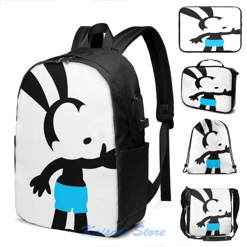 Backpack Funny Graphic Print Oswald The Lucky USB Charge Men School Bags Women Bag Travel Laptop, Drawstring bag
Backpack Funny Graphic Print Oswald The Lucky USB Charge Men School Bags Women Bag Travel Laptop, Drawstring bag